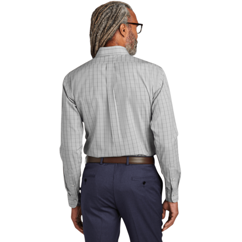 Brooks Brothers® Wrinkle - Free Stretch Patterned Shirt - Button Down Shirts - SwagWear