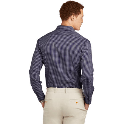 Brooks Brothers® Tech Stretch Patterned Shirt - Button Down Shirts - SwagWear