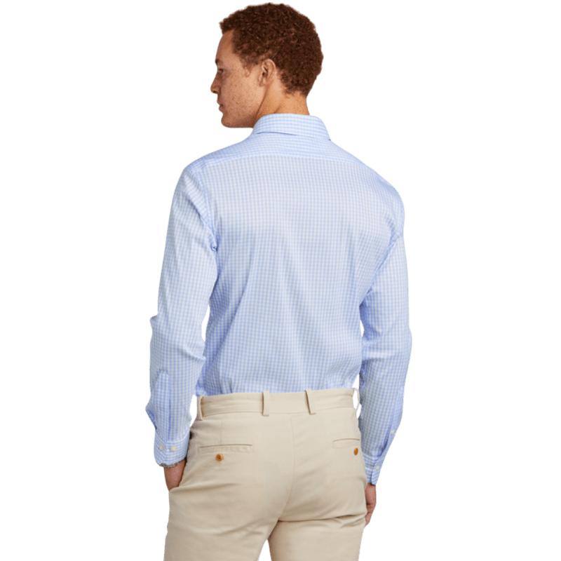 Brooks Brothers® Tech Stretch Patterned Shirt - Button Down Shirts - SwagWear