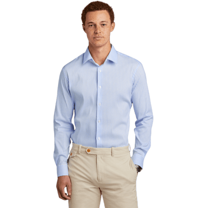 Brooks Brothers® Tech Stretch Patterned Shirt - Button Down Shirts - SwagWear