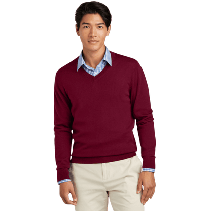 Brooks Brothers ® Washable Merino V-Neck Sweater - Sweaters - SwagWear