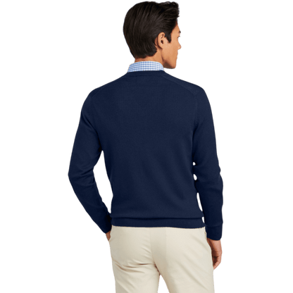 Brooks Brothers ® Washable Merino V-Neck Sweater - Sweaters - SwagWear