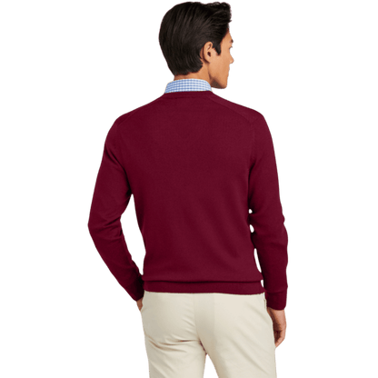 Brooks Brothers ® Washable Merino V-Neck Sweater - Sweaters - SwagWear