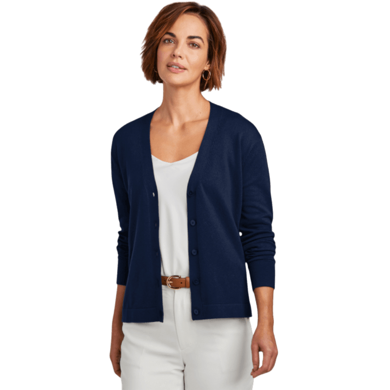 Brooks Brothers® Women’s Cotton Stretch Cardigan Sweater - Cardigans - SwagWear