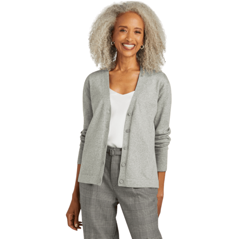 Brooks Brothers® Women’s Cotton Stretch Cardigan Sweater - Cardigans - SwagWear
