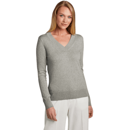 Brooks Brothers® Women’s Cotton Stretch V-Neck Sweater - Sweaters - SwagWear