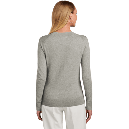 Brooks Brothers® Women’s Cotton Stretch V-Neck Sweater - Sweaters - SwagWear