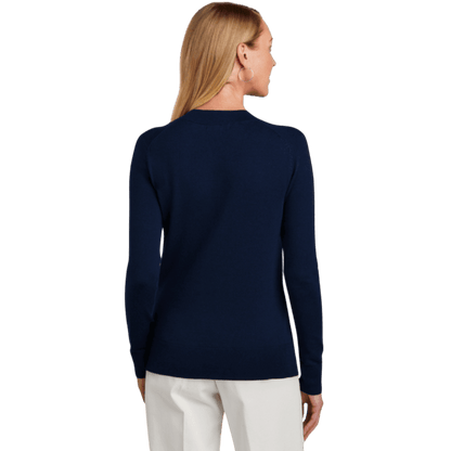 Brooks Brothers® Women’s Cotton Stretch V-Neck Sweater - Sweaters - SwagWear