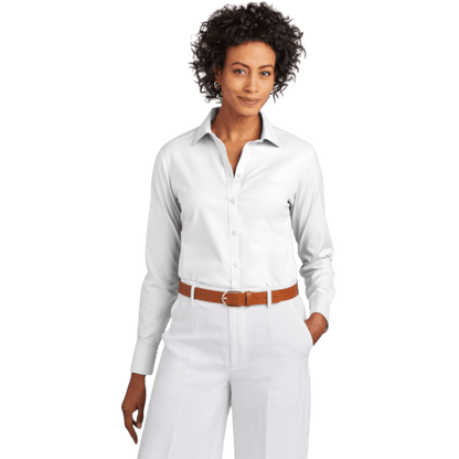 Brooks Brothers® Women’s Wrinkle-Free Stretch Pinpoint Shirt - Button Down Shirts - SwagWear