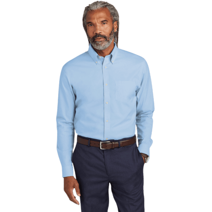 Brooks Brothers® Wrinkle-Free Stretch Pinpoint Shirt - Button Down Shirts - SwagWear