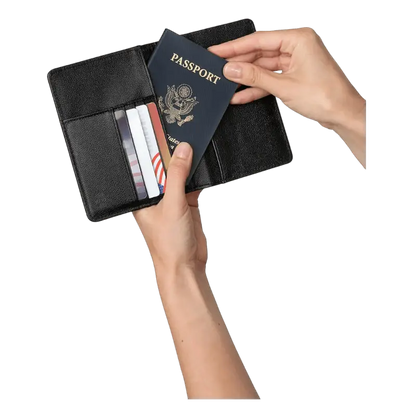 Brookstone RFID Passport Wallet - Passport Wallets - SwagWear