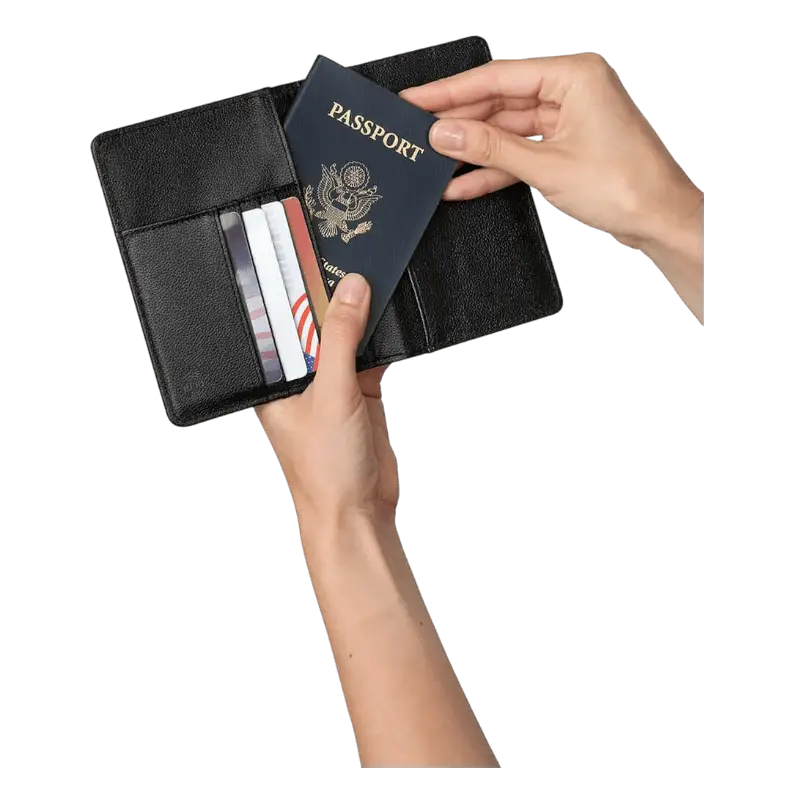 Brookstone RFID Passport Wallet - Passport Wallets - SwagWear