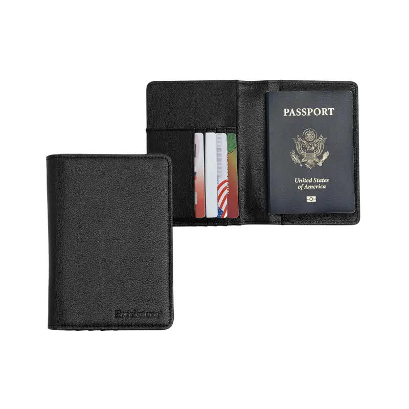 Brookstone RFID Passport Wallet - Passport Wallets - SwagWear