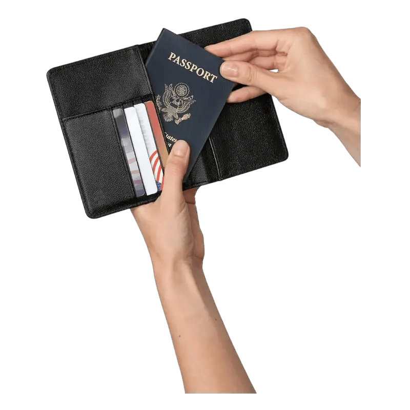 Brookstone RFID Passport Wallet - Passport Wallets - SwagWear