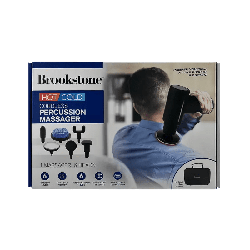 Brookstone Wireless Deep Tissue Percussion Massager - Massagers - SwagWear