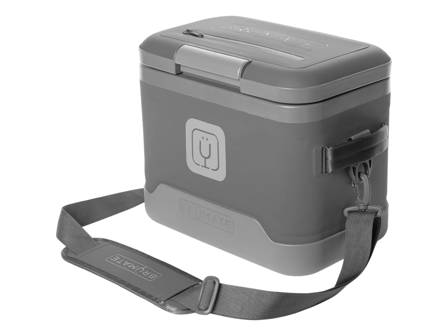 BrüMate MagPack™ 12-Can Shoulder Sling Soft Cooler - Graphite / 12 Cans - Hard Coolers