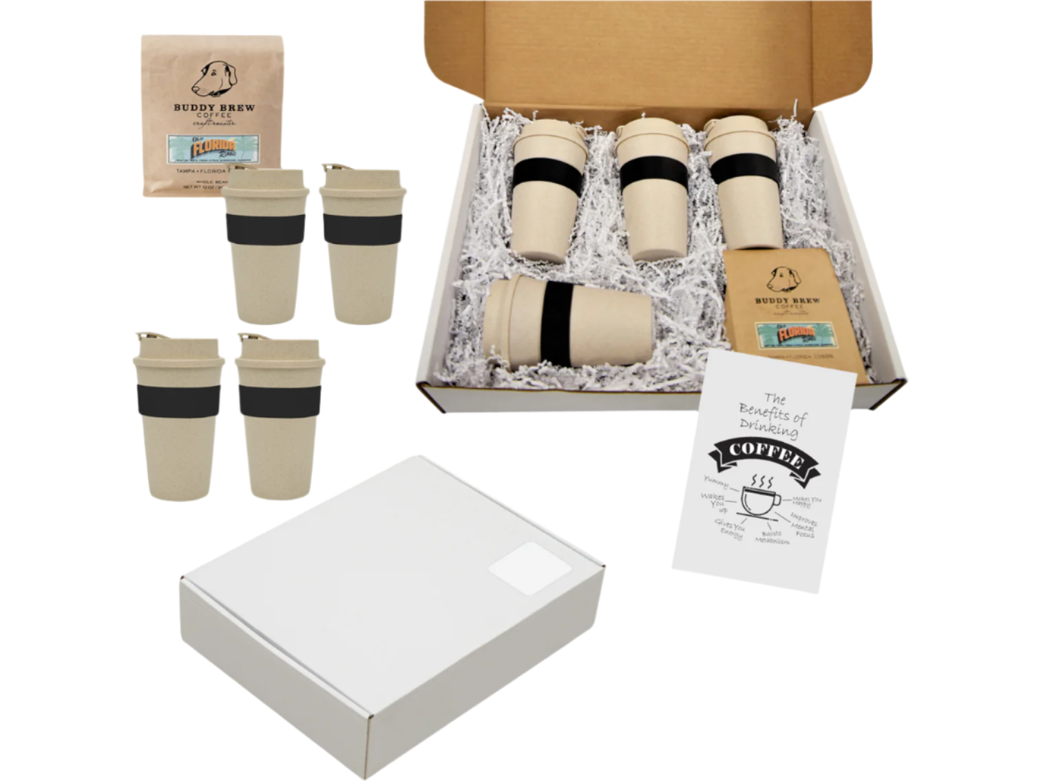 Buddy Brew Coffee Gift Set For Four - Food Gift Sets
