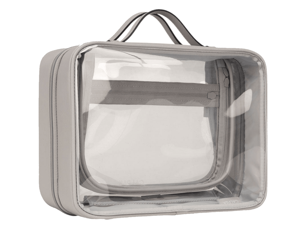 Calpak Large Clear Cosmetics Case - Cosmetic Bags - SwagWear