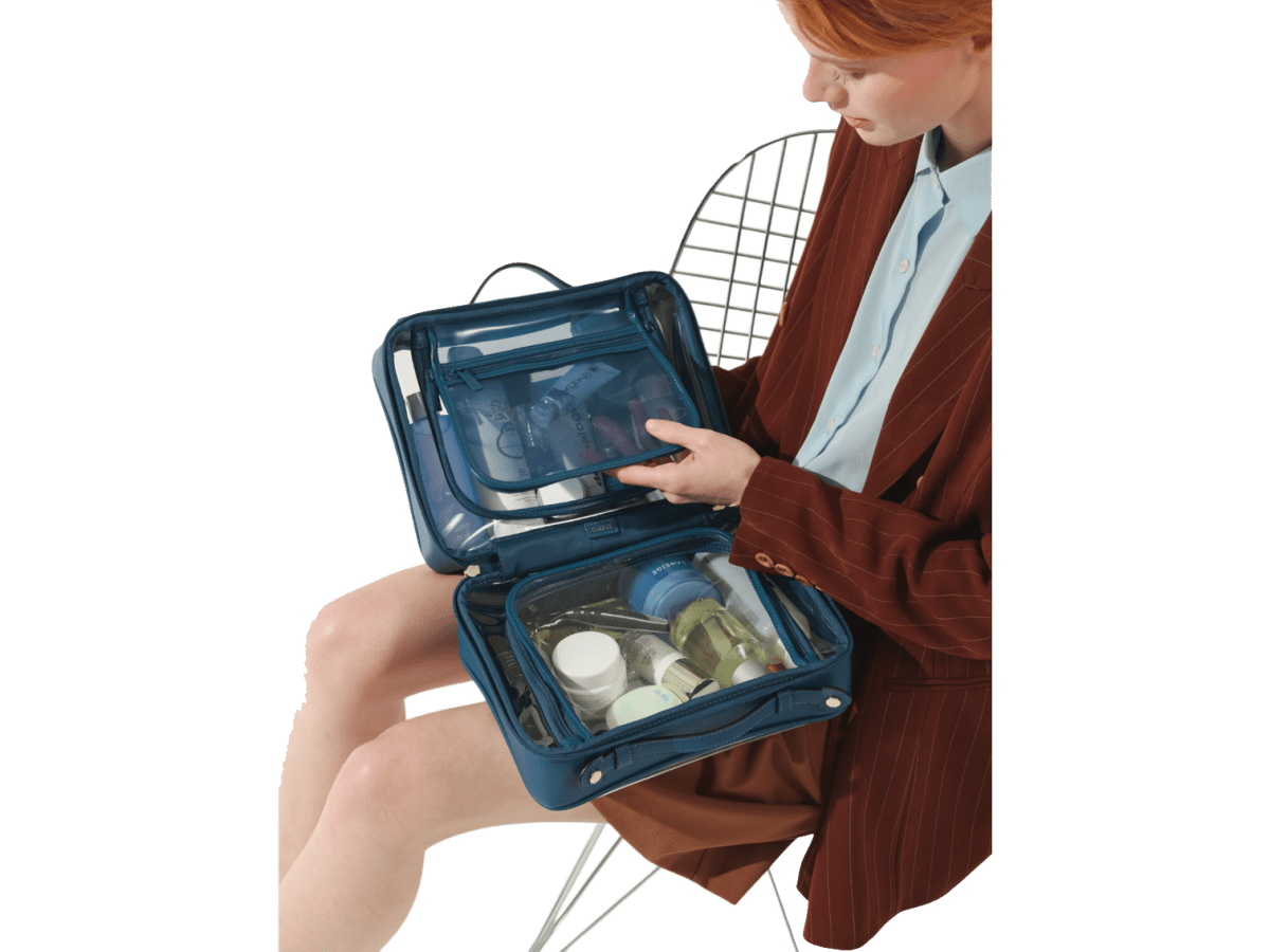 Calpak Large Clear Cosmetics Case - Cosmetic Bags - SwagWear