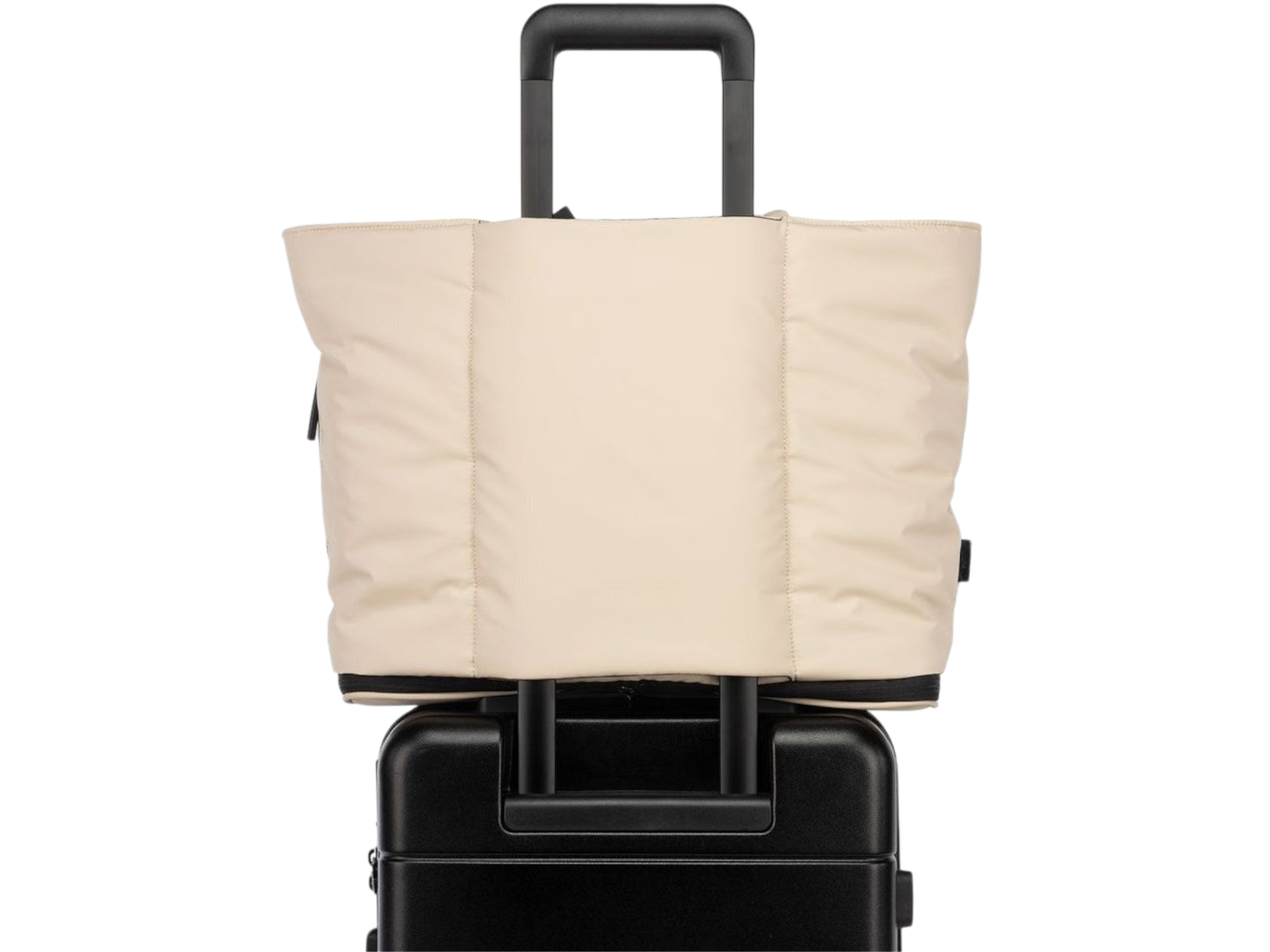 Calpak Luka Expandable Laptop Tote - Latte - Laptop Totes