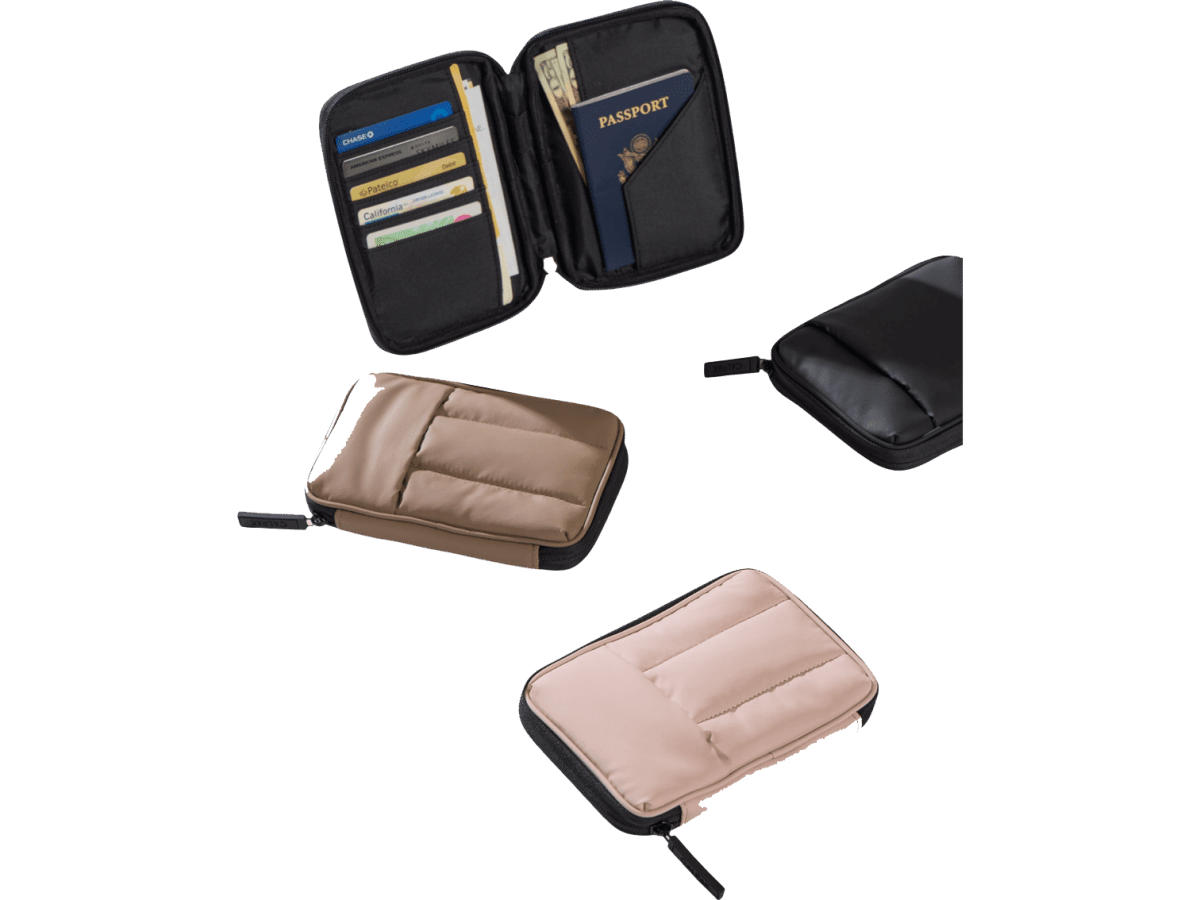 Calpak Luka Zippered Passport Wallet - Passport Wallets - SwagWear