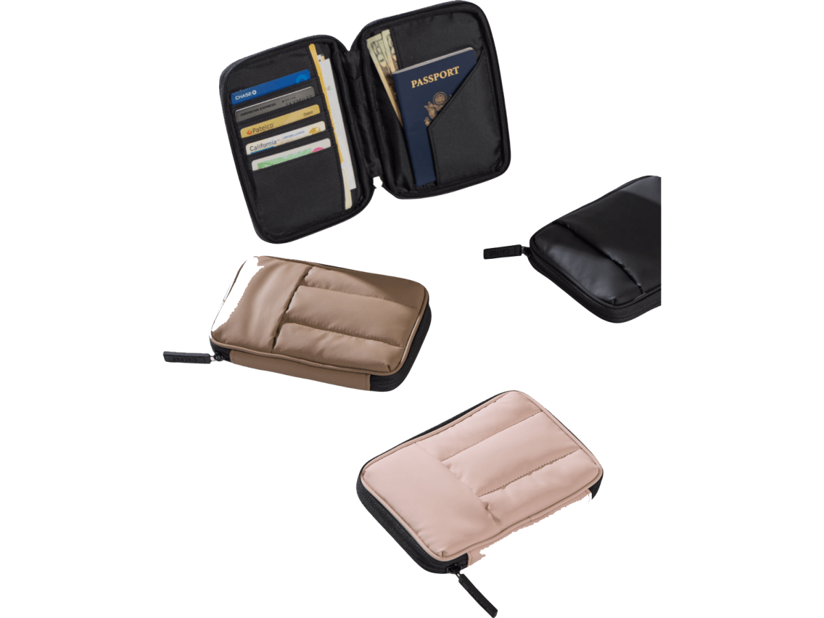 Calpak Luka Zippered Passport Wallet - Passport Wallets - SwagWear