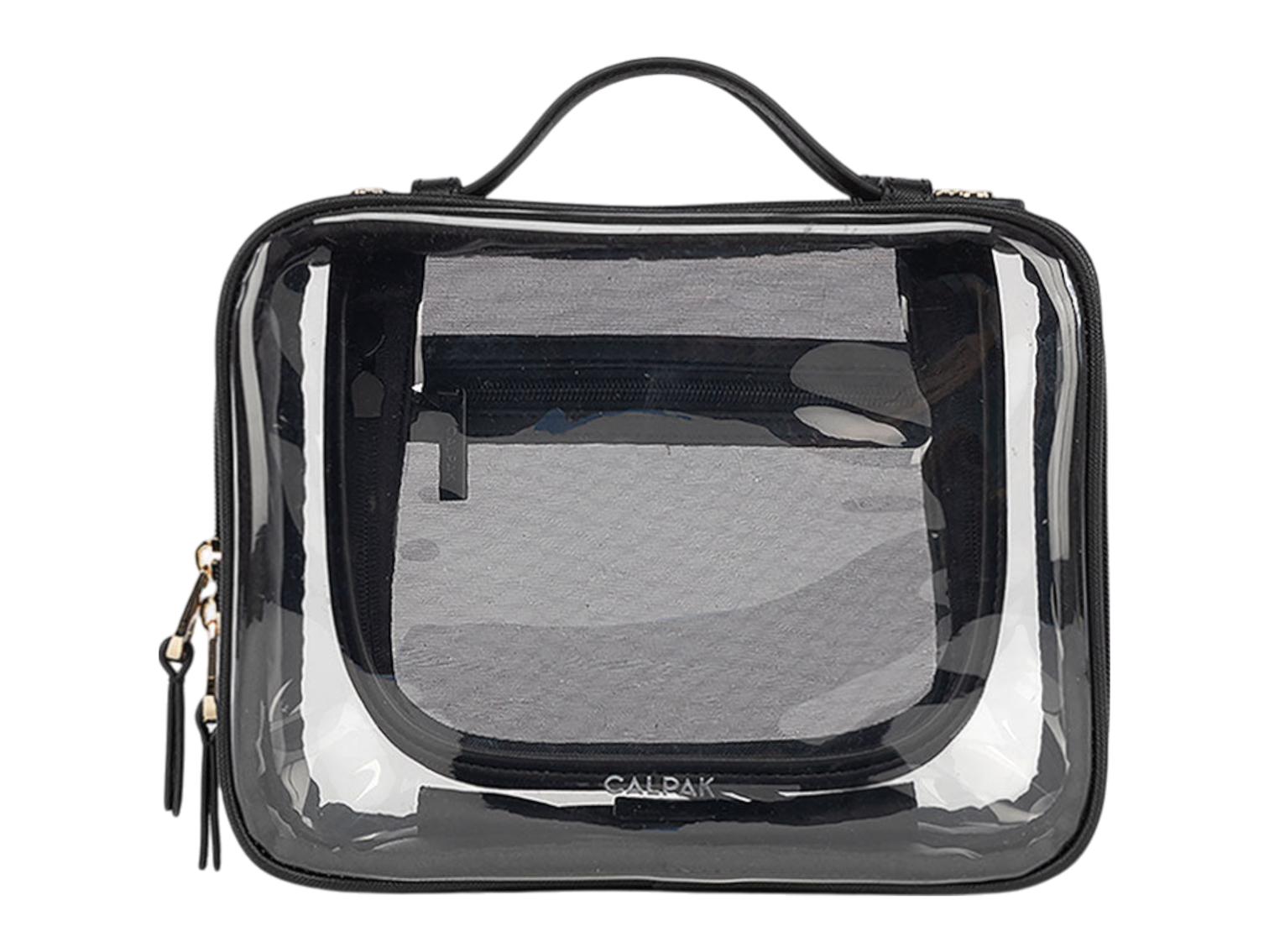 Calpak Medium Clear Cosmetics Case - black - Cosmetic Bags