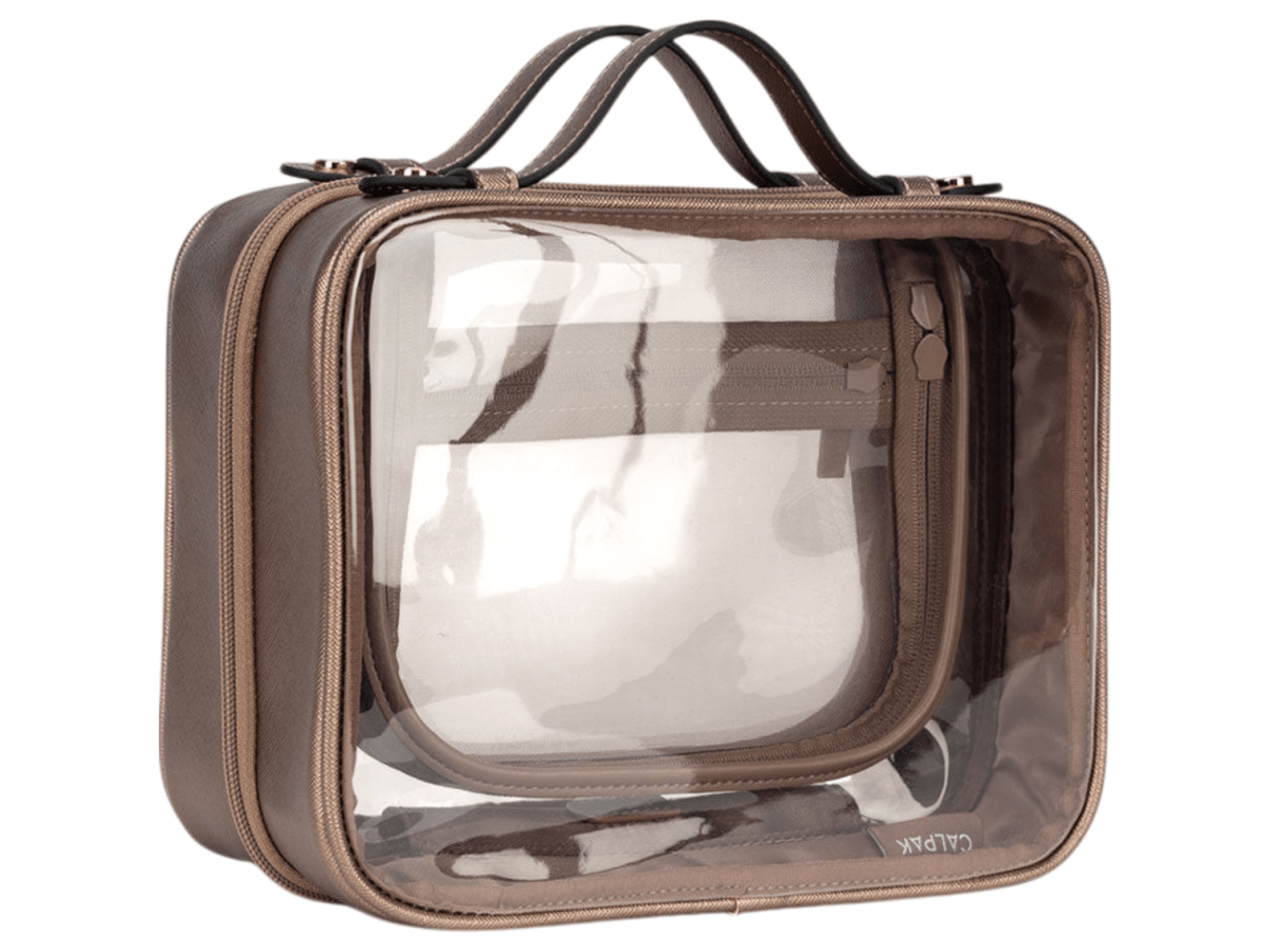 Calpak Medium Clear Cosmetics Case - Cosmetic Bags - SwagWear