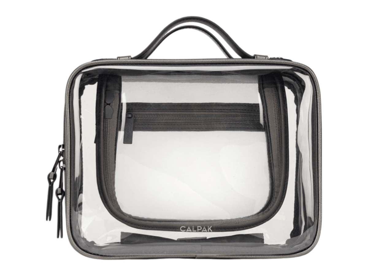 Calpak Medium Clear Cosmetics Case - Cosmetic Bags - SwagWear