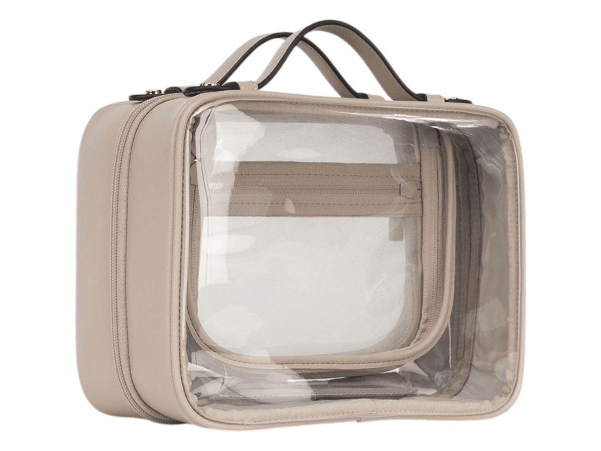 Calpak Medium Clear Cosmetics Case - Cosmetic Bags - SwagWear