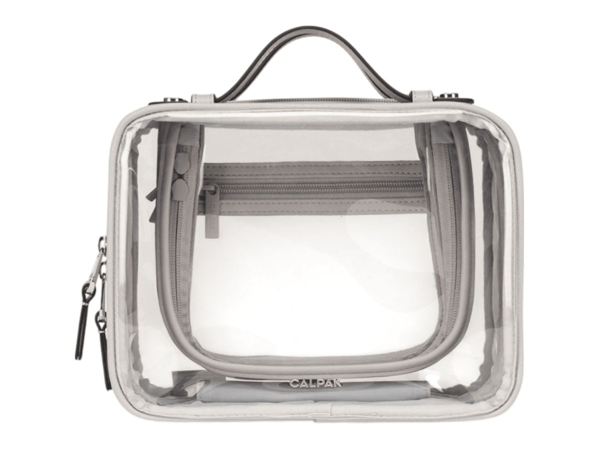 Calpak Medium Clear Cosmetics Case - Cosmetic Bags - SwagWear