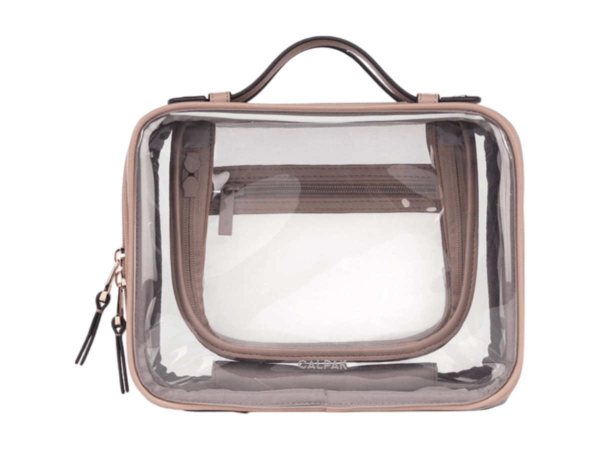 Calpak Medium Clear Cosmetics Case - Cosmetic Bags - SwagWear