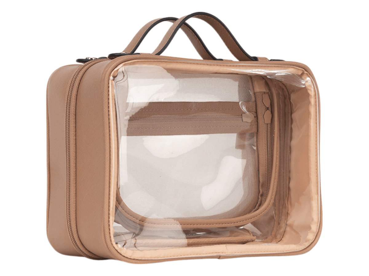 Calpak Medium Clear Cosmetics Case - Cosmetic Bags - SwagWear