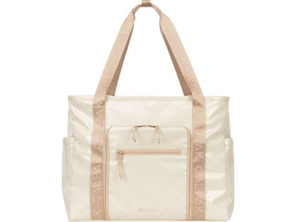 Calpak Terra 35L Water Resistant Zippered Tote Bag in Blossom - White Sand - Tote Bags