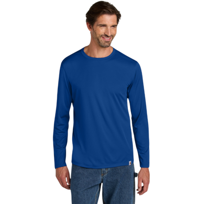 Carhartt Force® Sun Defender™ Long Sleeve T-Shirt - Royal Glass Blue / S - T-Shirts