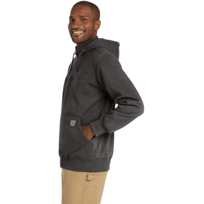 Carhartt ® Rain Defender ® Paxton Heavyweight Hooded Zip Mock Sweatshirt - Hoodies - SwagWear