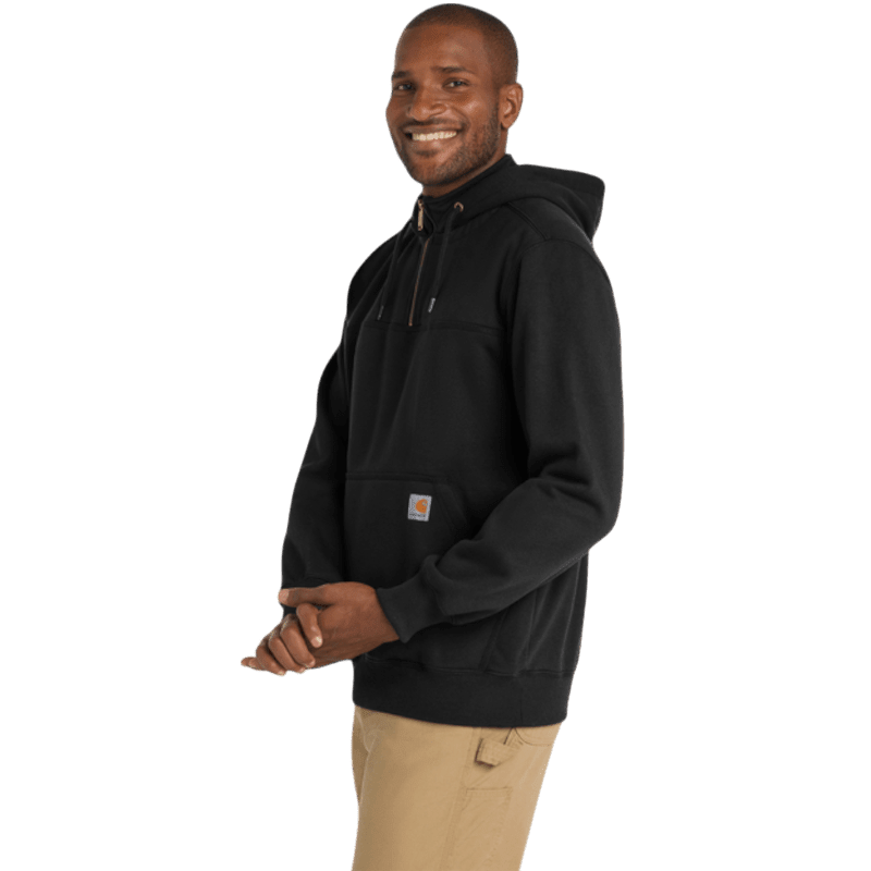 Carhartt ® Rain Defender ® Paxton Heavyweight Hooded Zip Mock Sweatshirt - Hoodies - SwagWear