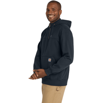 Carhartt ® Rain Defender ® Paxton Heavyweight Hooded Zip Mock Sweatshirt - Hoodies - SwagWear
