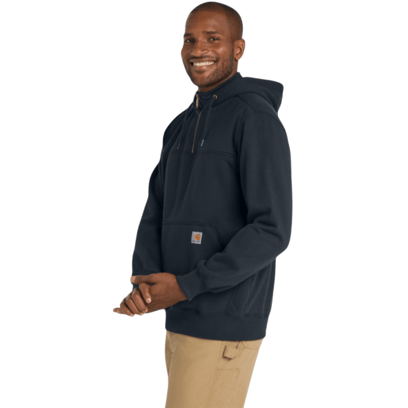 Carhartt ® Rain Defender ® Paxton Heavyweight Hooded Zip Mock Sweatshirt - Hoodies - SwagWear
