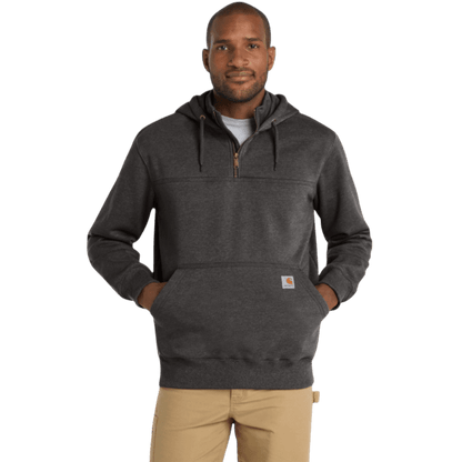 Carhartt ® Rain Defender ® Paxton Heavyweight Hooded Zip Mock Sweatshirt - Hoodies - SwagWear