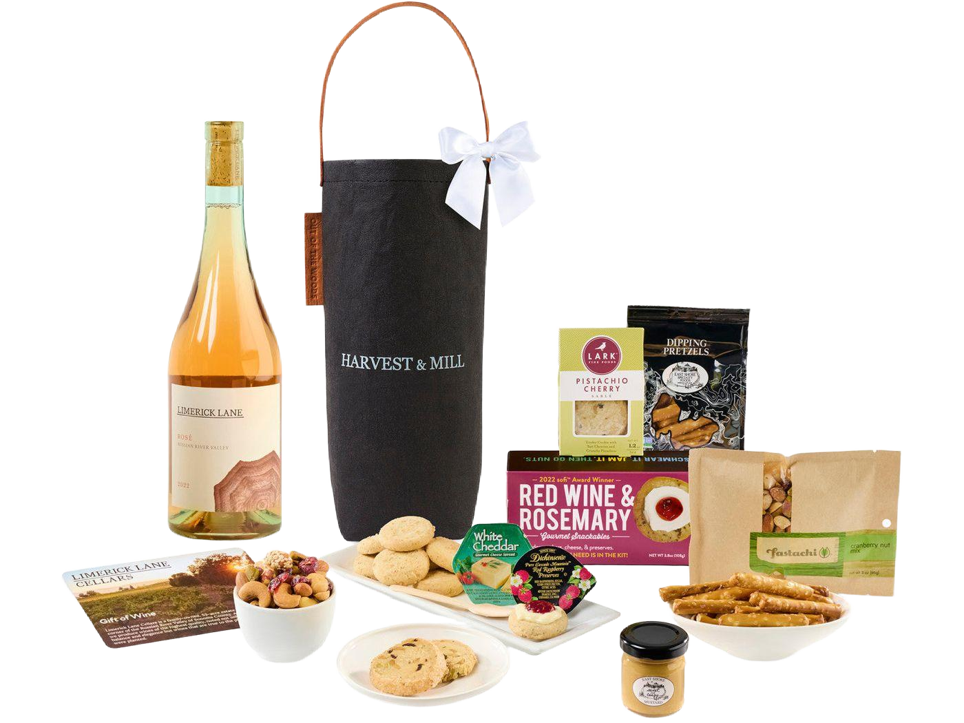Limerick Lane Cellars Wine Enthusiast Tote & Gourmet Gift Set