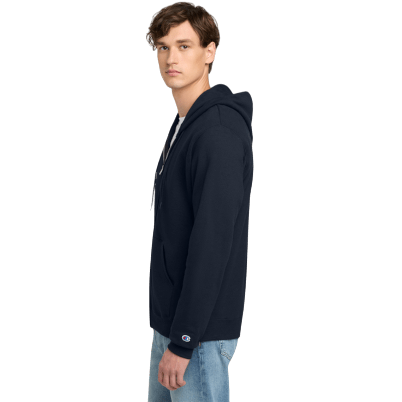 Champion® Powerblend® Full - Zip Hoodie - Full - Zip Hoodies - SwagWear