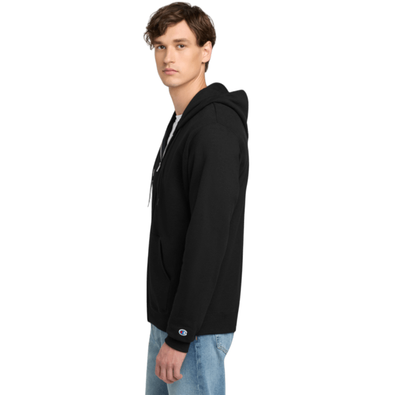 Champion® Powerblend® Full - Zip Hoodie - Full - Zip Hoodies - SwagWear