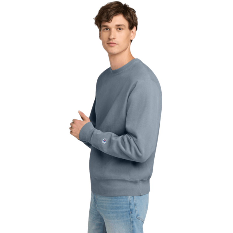 Champion ® Reverse Weave ® Garment - Dyed Crewneck Sweatshirt - Sweatshirts - SwagWear