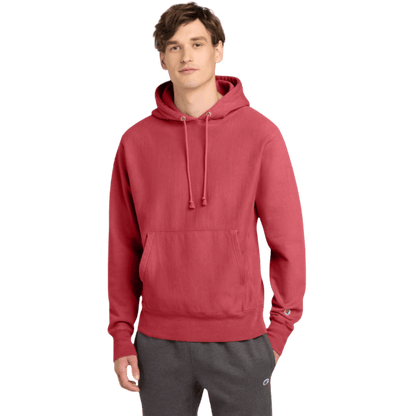 Champion ® Reverse Weave ® Garment - Dyed Hooded Sweatshirt - Hoodies - SwagWear