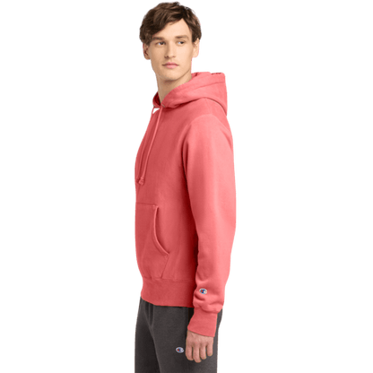 Champion ® Reverse Weave ® Garment - Dyed Hooded Sweatshirt - Hoodies - SwagWear