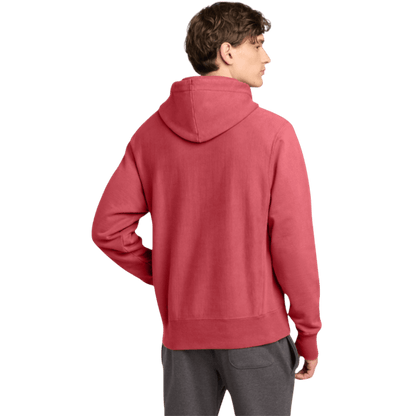 Champion ® Reverse Weave ® Garment - Dyed Hooded Sweatshirt - Hoodies - SwagWear