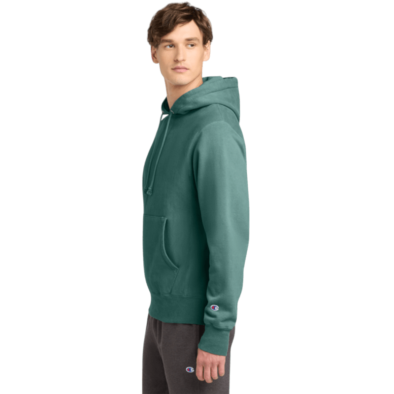 Champion ® Reverse Weave ® Garment - Dyed Hooded Sweatshirt - Hoodies - SwagWear