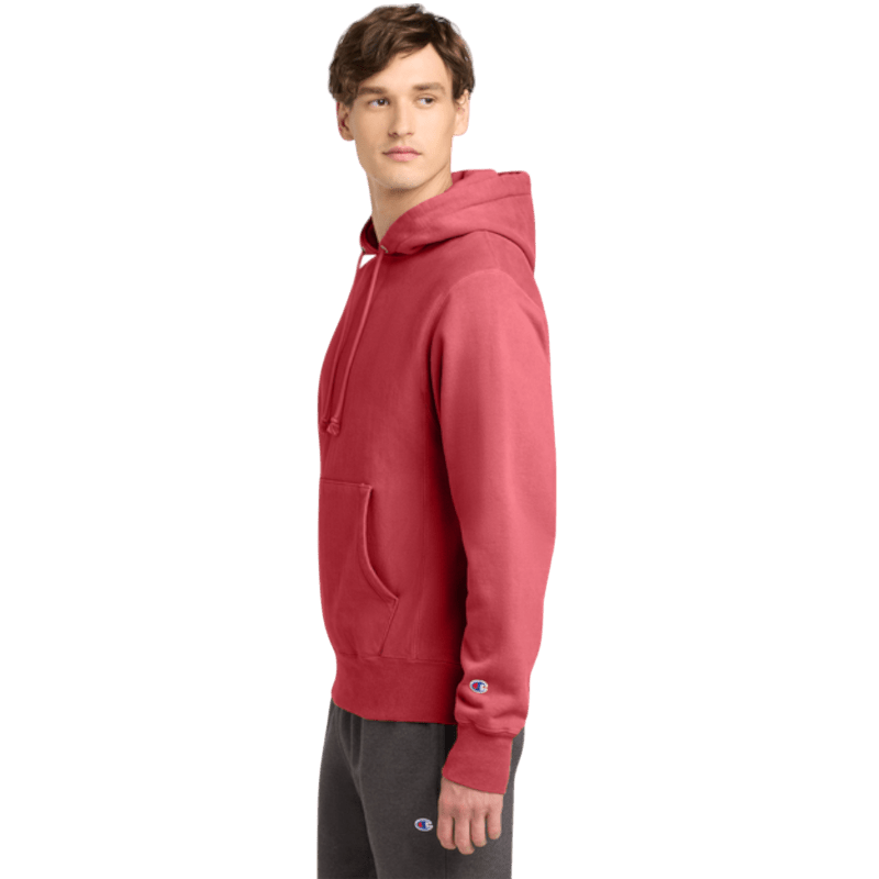 Champion ® Reverse Weave ® Garment - Dyed Hooded Sweatshirt - Hoodies - SwagWear