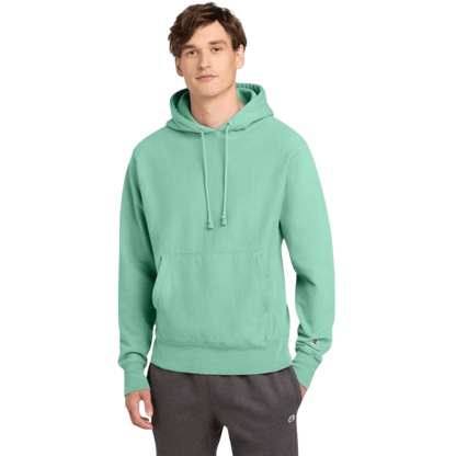 Champion ® Reverse Weave ® Garment - Dyed Hooded Sweatshirt - Hoodies - SwagWear